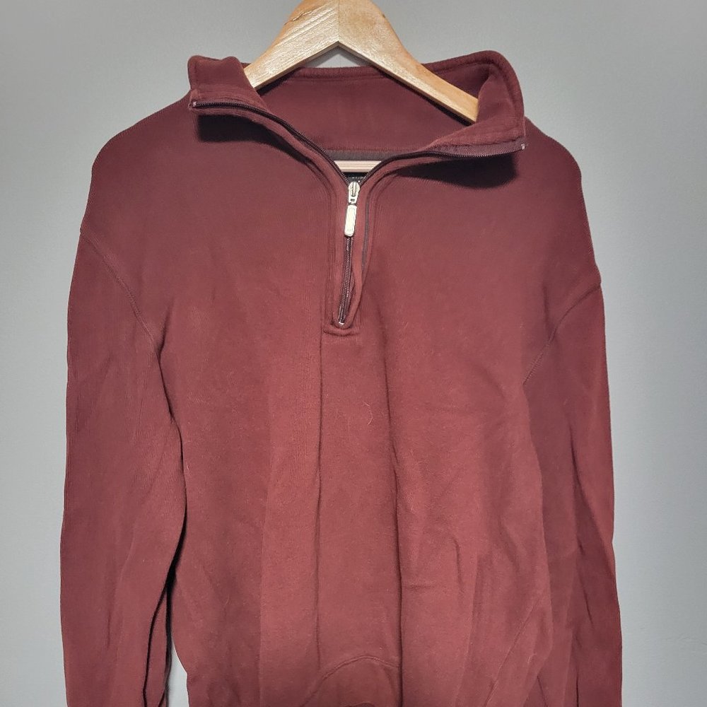 Men's Quarter Zip Sweater - XL